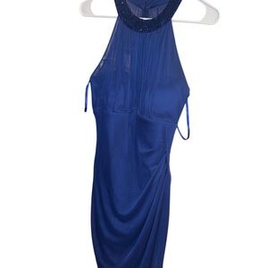 Cache Blue Halter Dress